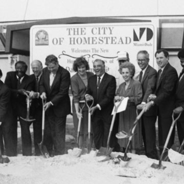 Breaking Ground ceremoney for Homestead Campus