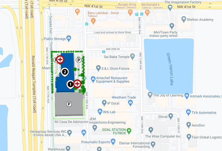 West Campus interactive map